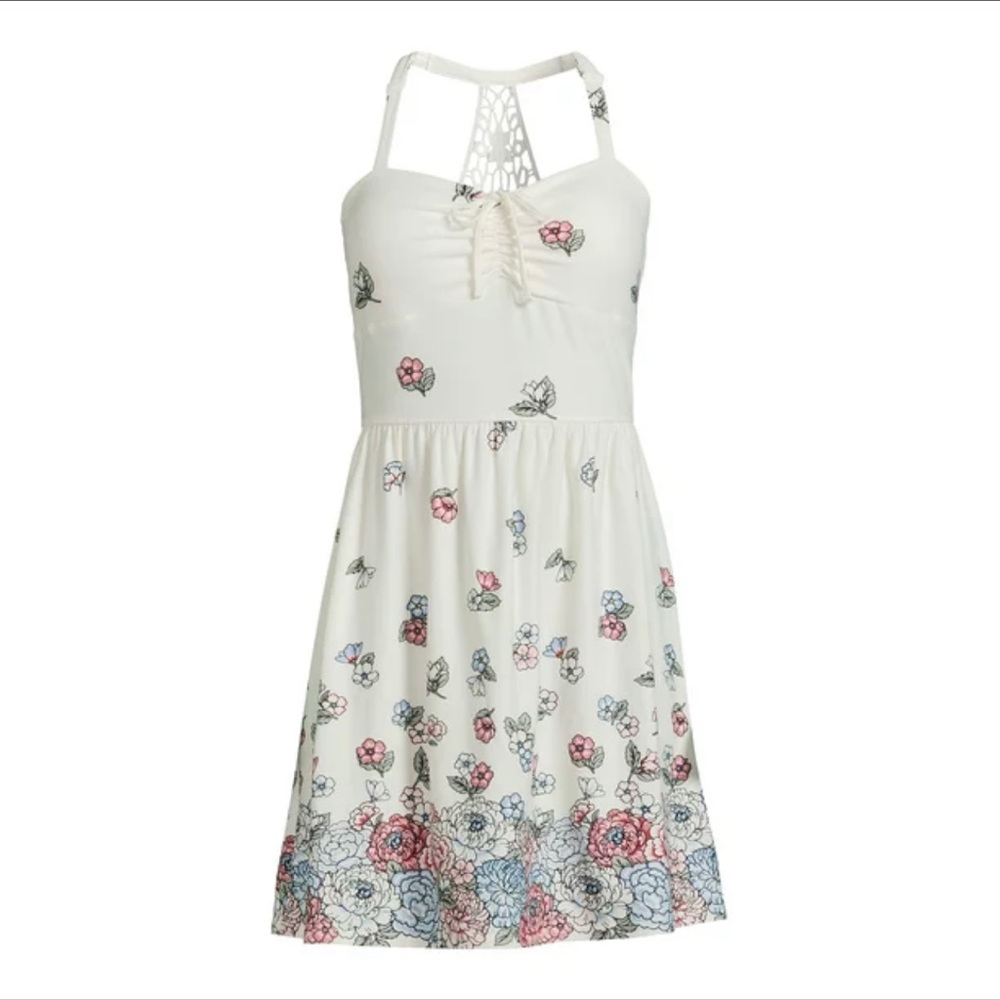 No Boundaries Juniors’ Empire Lace Back Dress (XL)